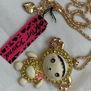 NWT Baby in pigtails necklace